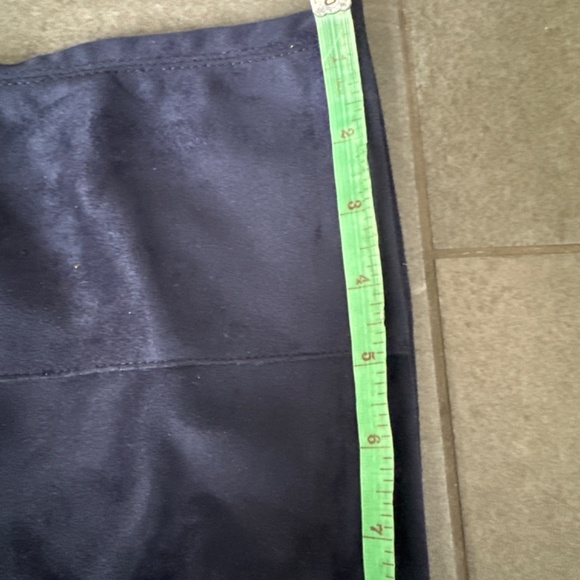 Blue Soft Suede Like Boots - Picture 7 of 8